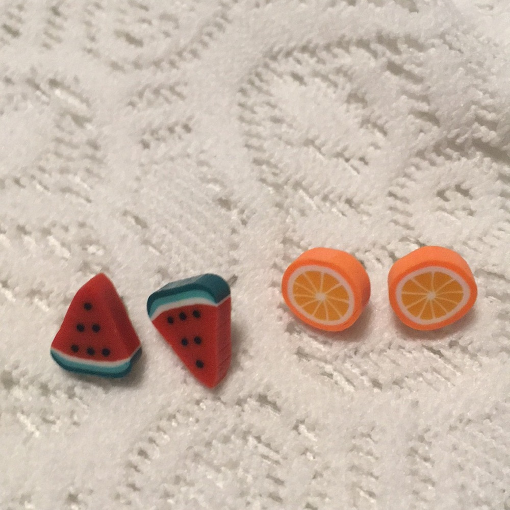 Fruit Stud Earrings